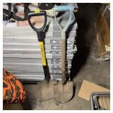 Two D-handle Garden Spades