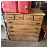 Eight-Drawer Wooden Dresser ï¿½ Approx. 24" x 36"