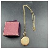 Rare Waltham 14K Gold Pocket Watch w/ Gold-Filled