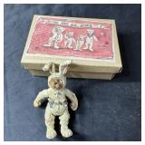 Boyds Elly Grizberg Bunny Costume Bear Figurine