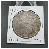 1880-S Morgan Silver Dollar