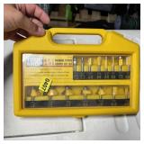 Tool Shop 15-Piece Carbide-Tipped Router Bit Set
