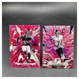 Two Atlanta Falcons 2026 Topps Resurgence Numbered