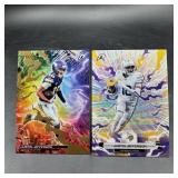 Two 2025 Topps Resurgence Numbered Football Cards