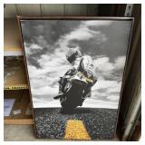 Large Framed Motorcycle Racing Canvas Print ï¿½ Appr