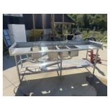 John Boos Stainless Steel 4-Compartment Sink