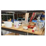 Household Kitchenware and Glassware Lot
