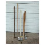 Garden Tools With Long Wooden Handles