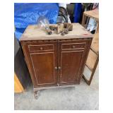 Wooden Sheet Music Cabinet with Sliding Shelves