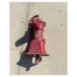 Cast Iron Hand Water Pump - Red