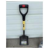 ROCK LEVER Square Point Shovel with D-Grip Handle