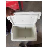 Coleman Blue and White Portable Cooler