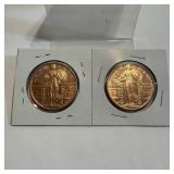 (2 Times the Bid) .999 Fine Copper Standing Libert