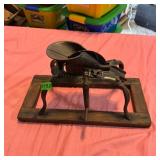 Cast Iron Cherry Pitter With Wood Base