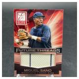 2015 Panini Elite Miguel Sano Patch Card