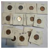 Canadian and US Cents 1937ï¿½1982