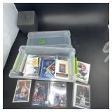 Sports Cards Collection in Plastic Box