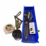 Lot: Grease, Puller, Roofing, Chains