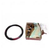 GMC Steering Wheel Cover and Assorted Radio Tubes