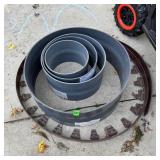 PVC Pipe Couplers and Metal Ring