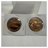 (2 Times the Bid) .999 Fine Copper Colt 45 Rounds
