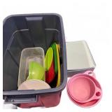 Plastic Food Storage Containers and Bowls