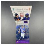 Fran Tarkenton and Teddy Bridgewater Card Lot