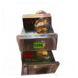 Schlage Brass Hall and Closet Door Knob Set