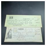19th and 20th Century Checks