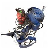 Red Electric Submersible Water Pump and Hose