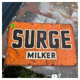 Surge Milker Advertising Metal Sign