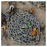 Heavy-Duty Steel Tow Chain with Grab Hook