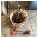 Caulk and Grout Guns with Bucket