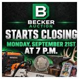 Starts Closing Monday, September 21th @ 7 P.m.