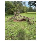 Adams Antique Horse-Drawn Road Grader with Cast Ir