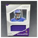 2015 Panini Clear Vision Teddy Bridgewater 01/99
