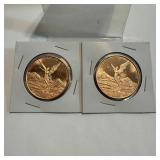 (2 Times the Bid) One Ounce .999 Fine Copper Round