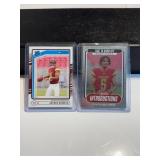 Jayden Daniels 2024 Donruss Rookie Cards, Set of 2