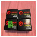 Akstuff 7.62x39mm 123gr Fmj Steel Case Ammunition
