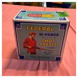 Federal Hi-power 12 Gauge Shot Shells Box