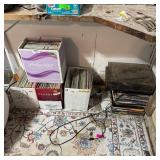 Vinyl Records And Turntable