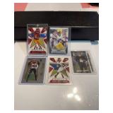 NFL Rookie Card Lot, 5 Wide Receivers: RCs