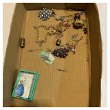 Costume Jewelry Lot With Bernosa Pendant