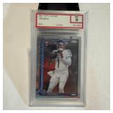 2025 Topps Chrome Cam Ward Rookie Card Graded Mint
