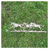 Decorative Cast Iron Running Horse Silhouette