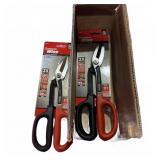 Crescent Wiss 12" Straight-Cut Tin Snips, Pair