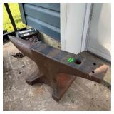 Large Cast Iron Blacksmith Anvil Approx. 200 Lb