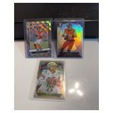 Bo Nix Rookie Football Card Trio
