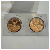 (2 Times the Bid) Ounce .999 Fine Copper Rounds