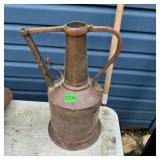 Copper Pitcher with Spout and Handle